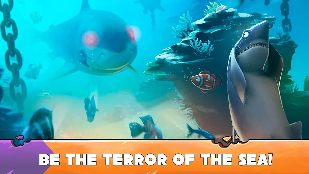 Скачать Hungry Shark Evolution на Android — Много денег и алмазов — скриншот 3