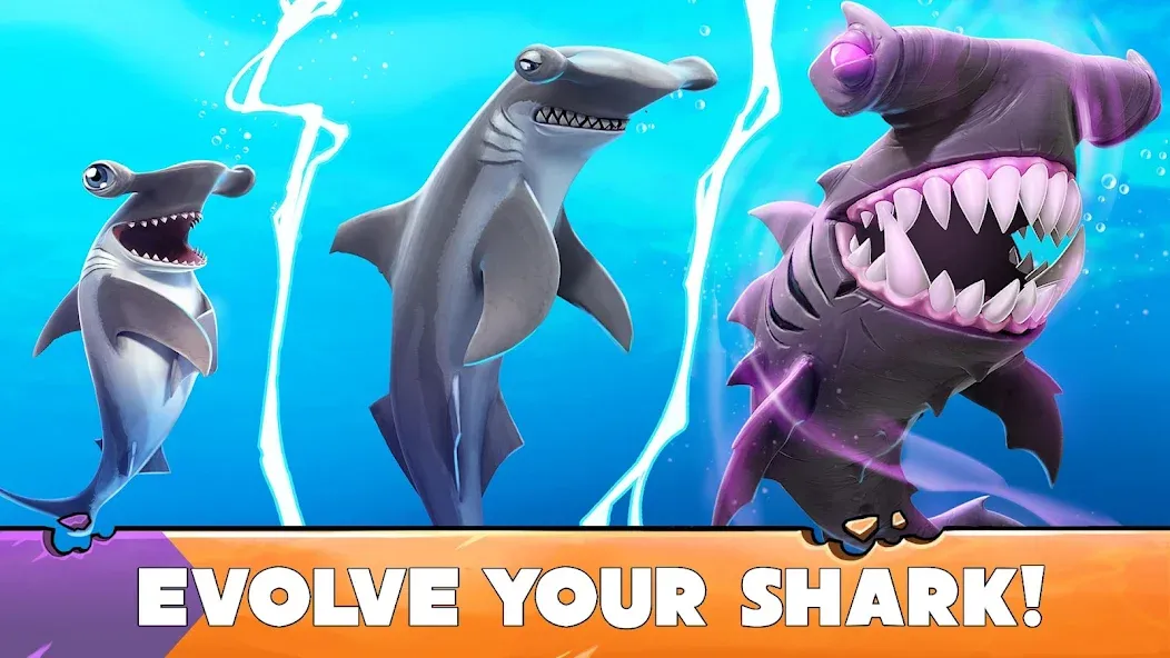 Скачать Hungry Shark Evolution на Android — Много денег и алмазов — скриншот 4