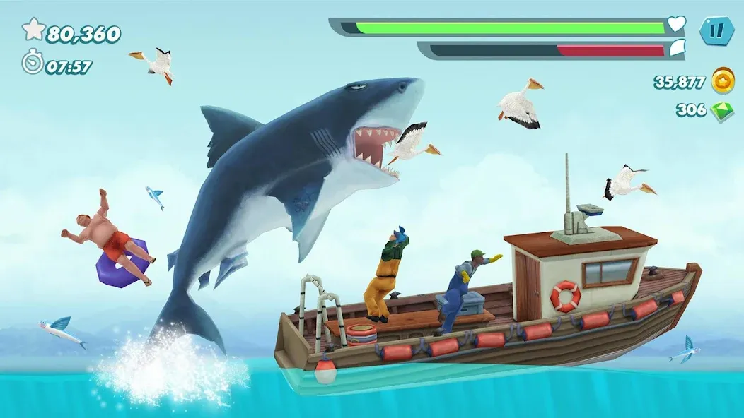 Скачать Hungry Shark Evolution на Android — Много денег и алмазов — скриншот 5