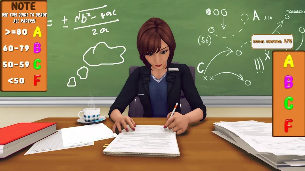 High School Teacher Simulator Mod APK Все открыто — Скачать на Андроид — скриншот 3
