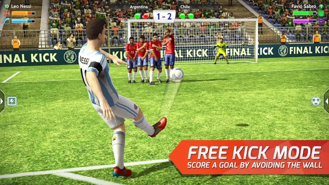 Final Kick: Online Soccer — Взломанная версия (Много денег и без рекламы) — скриншот 2