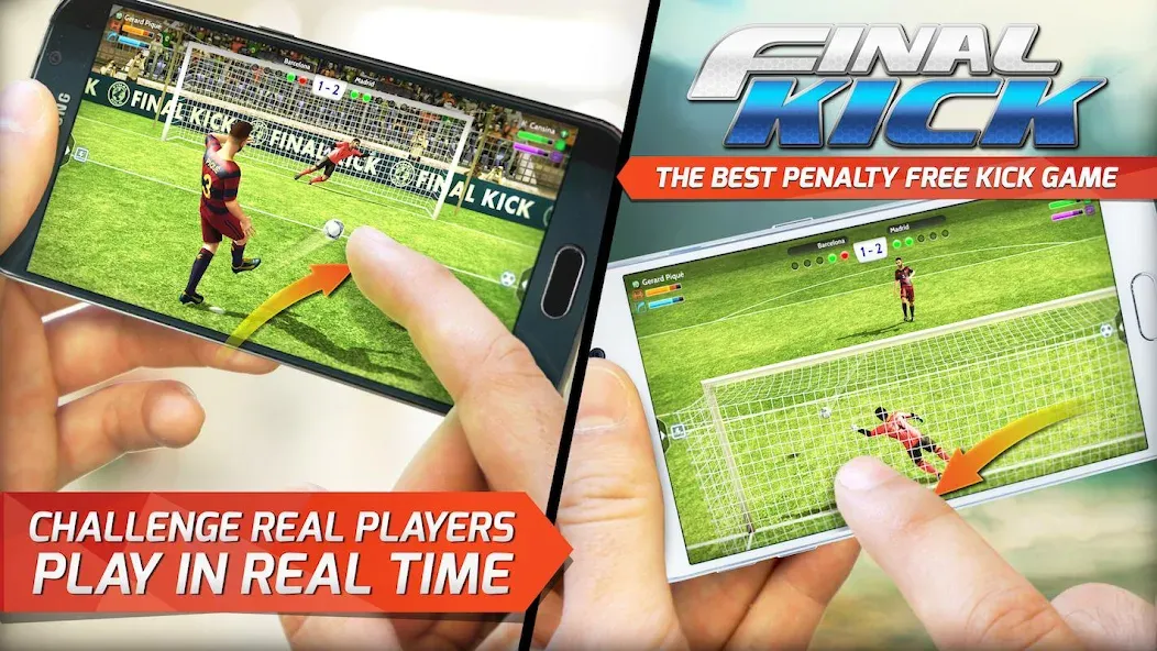 Final Kick: Online Soccer — Взломанная версия (Много денег и без рекламы) — скриншот 3