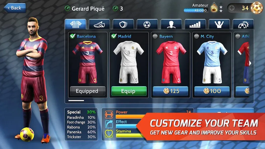 Final Kick: Online Soccer — Взломанная версия (Много денег и без рекламы) — скриншот 5