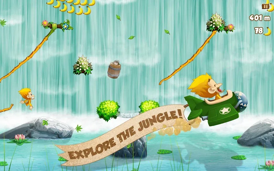 Benji Bananas — Взлом на много денег и бананов — скриншот 1