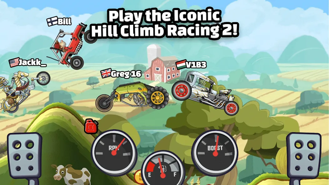 Скачать Hill Climb Racing 2 — Модификация Много денег и алмазов — скриншот 1 Скачать Hill Climb Racing 2 — Модификация Много денег и алмазов — скриншот 1