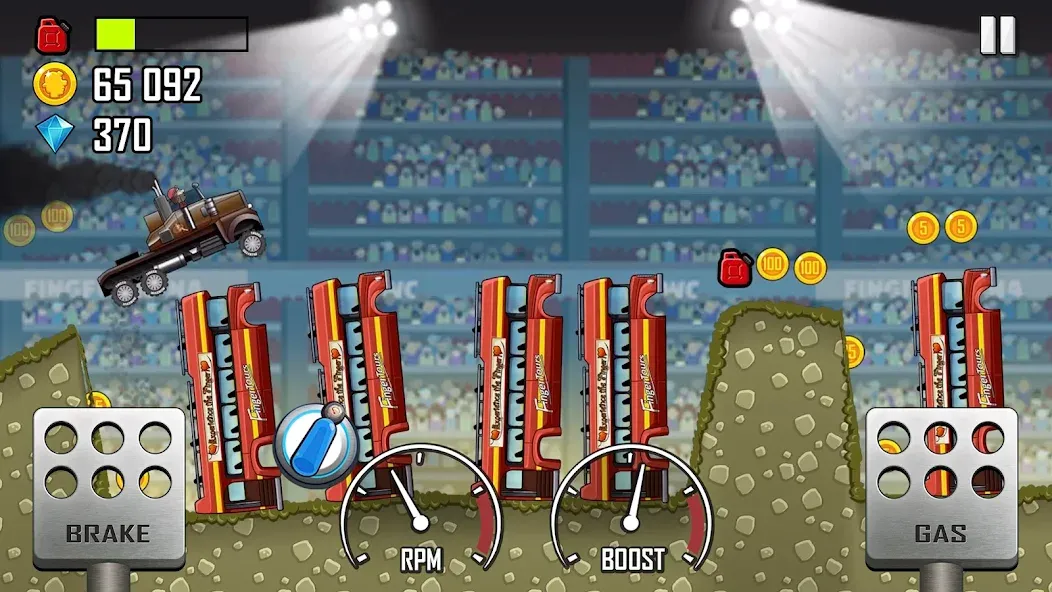 Hill Climb Racing — Мод: Много денег и без рекламы — скриншот 4