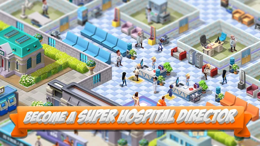 Sim Hospital 2 - Simulation (Мод Много денег) — скриншот 3