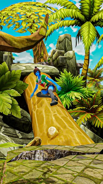 Скачать Forest Fun Run - Running Game на Андроид — Много денег и бесконечные кристаллы — скриншот 2