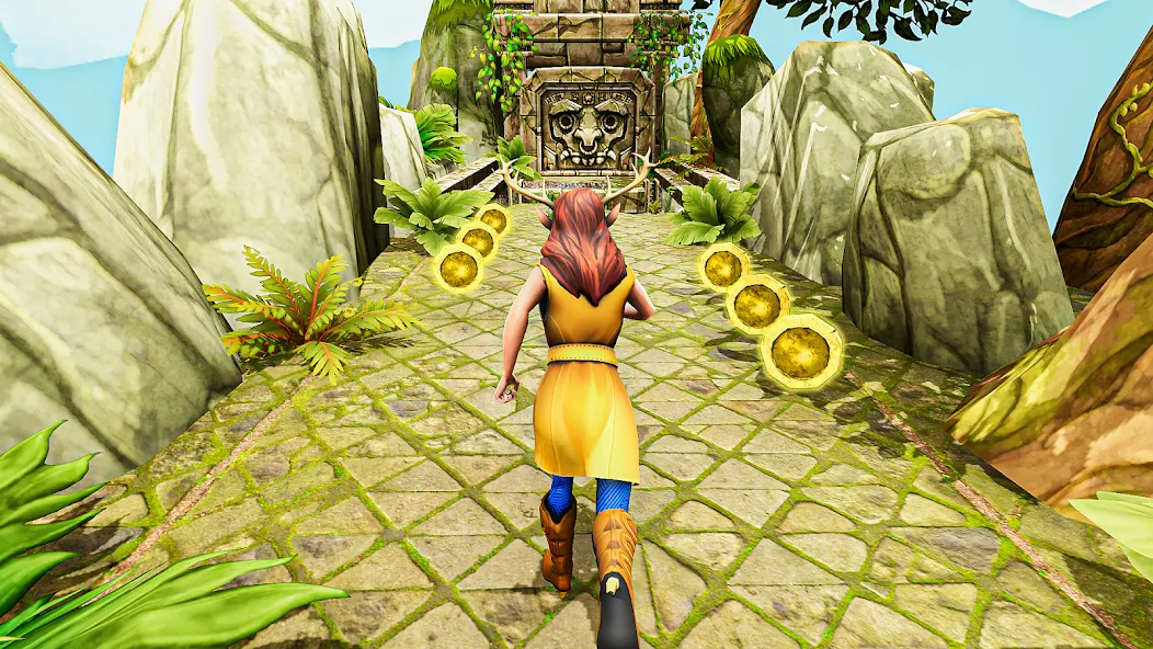 Скачать Forest Fun Run - Running Game на Андроид — Много денег и бесконечные кристаллы — скриншот 5