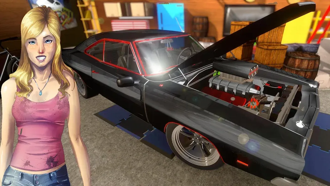 Fix My Car: Muscle Restoration Mod APK Много денег — Скачать на Андроид — скриншот 1
