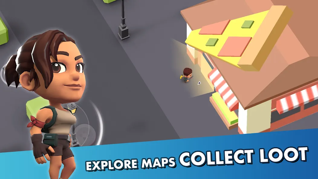 Взлом Blast Royale — Бесконечные патроны и деньги — скриншот 1