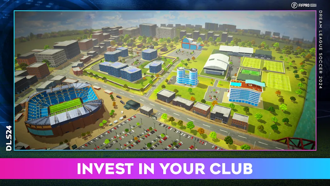 Dream League Soccer 2024 на Андроид — Мод Много денег и бесплатные покупки — скриншот 5