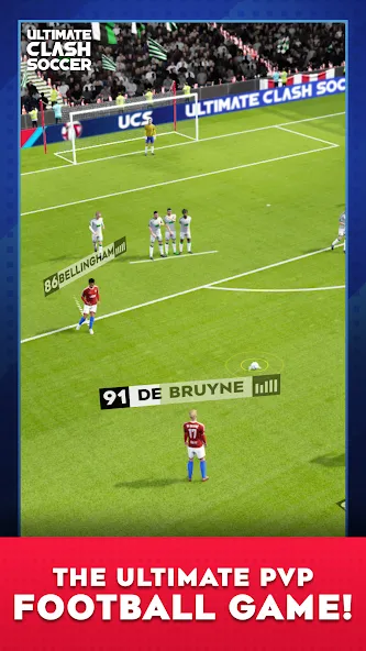 Скачать Ultimate Clash Soccer с модом — Много денег — скриншот 1