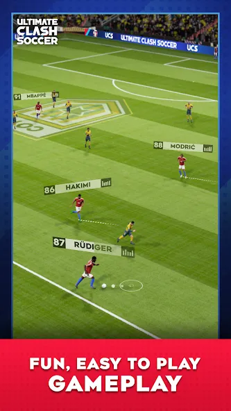 Скачать Ultimate Clash Soccer с модом — Много денег — скриншот 3