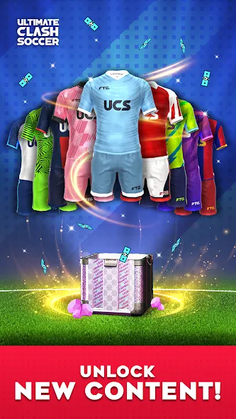 Скачать Ultimate Clash Soccer с модом — Много денег — скриншот 4