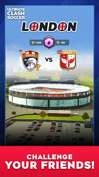 Скачать Ultimate Clash Soccer с модом — Много денег — скриншот 5