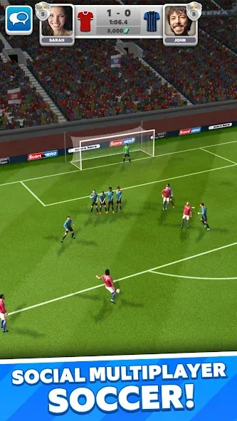 Взлом Score! Match - PvP Soccer — Много денег — скриншот 2 Взлом Score! Match - PvP Soccer — Много денег — скриншот 2