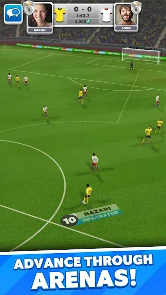 Взлом Score! Match - PvP Soccer — Много денег — скриншот 3 Взлом Score! Match - PvP Soccer — Много денег — скриншот 3