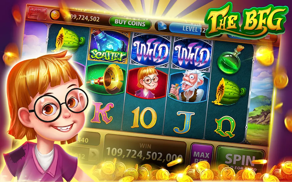 Big Win - Slots Casino MOD APK — Много денег — скриншот 3