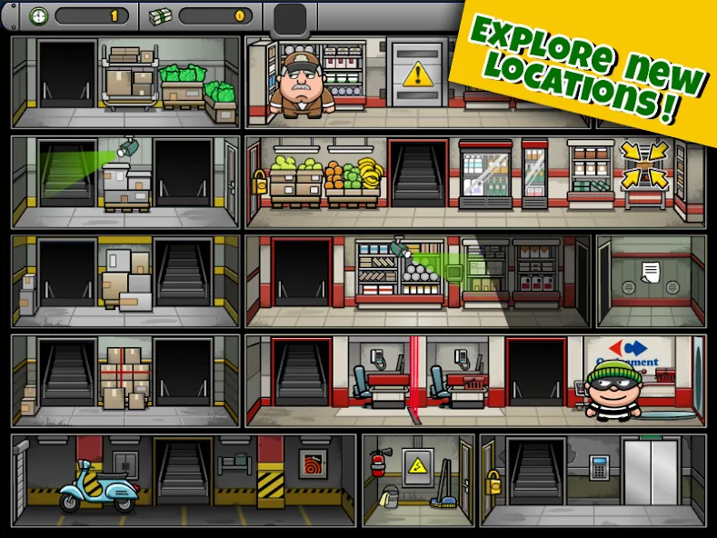 Bob The Robber 4 на Андроид — Много денег — скриншот 2