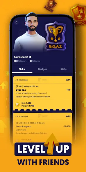 Скачать Fliff - Sports Picks MOD APK — Бесконечные монеты и без рекламы — скриншот 3 Скачать Fliff - Sports Picks MOD APK — Бесконечные монеты и без рекламы — скриншот 3