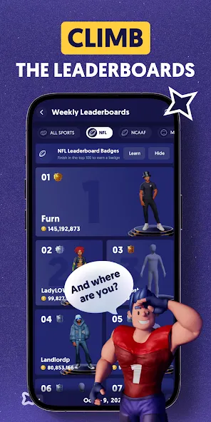 Скачать Fliff - Sports Picks MOD APK — Бесконечные монеты и без рекламы — скриншот 4 Скачать Fliff - Sports Picks MOD APK — Бесконечные монеты и без рекламы — скриншот 4