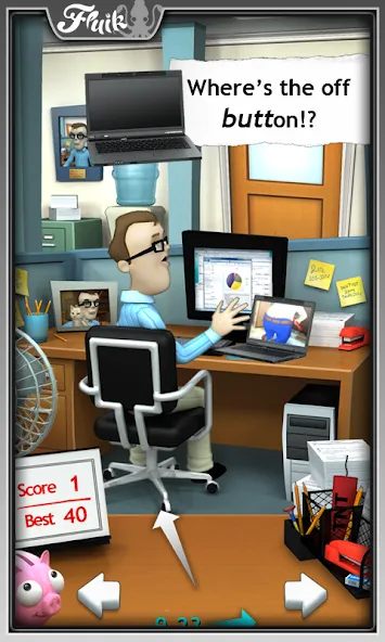 Office Jerk — Взломанная версия (Много денег и без рекламы) — скриншот 1 Office Jerk — Взломанная версия (Много денег и без рекламы) — скриншот 1