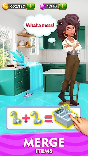 Solitaire Tripeaks Home: Merge MOD APK на Android — Много денег — скриншот 2