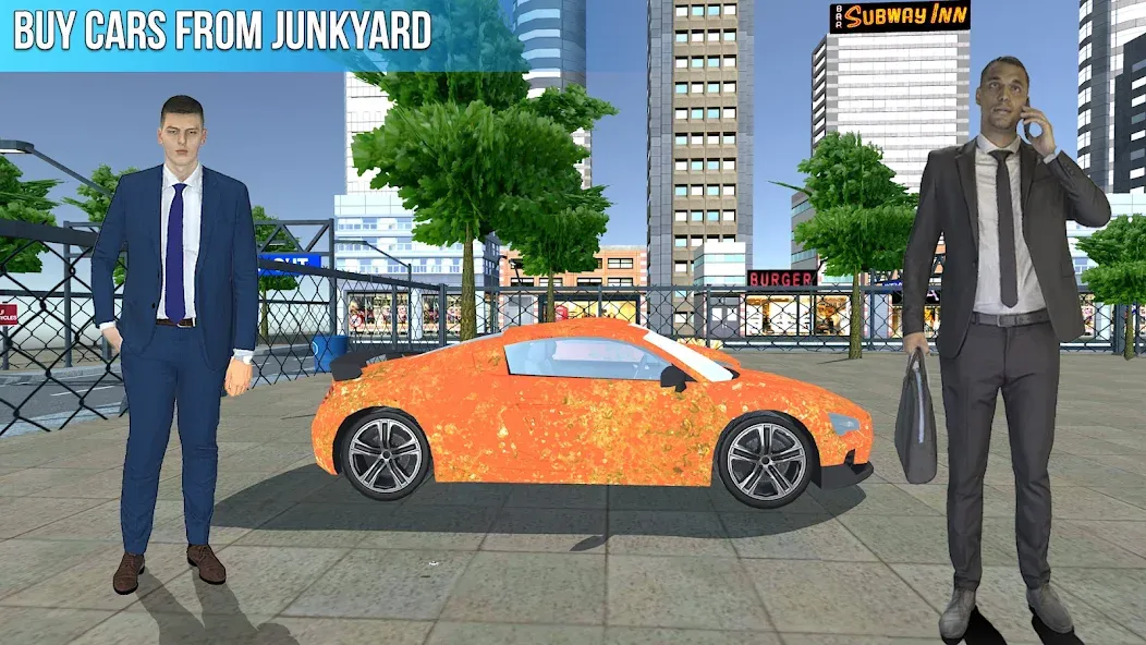 Скачать взлом Used Car Dealers Job Simulator на Андроид — Много денег — скриншот 2