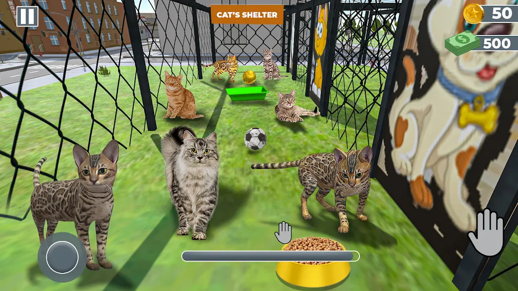 Скачать Animal Shelter: Pet Rescue 3D на Android — Много денег — скриншот 2