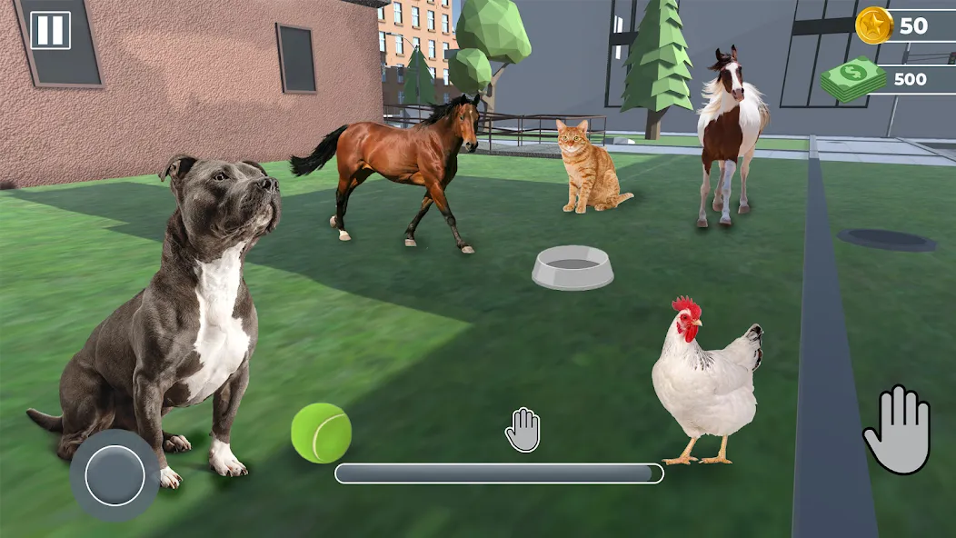 Скачать Animal Shelter: Pet Rescue 3D на Android — Много денег — скриншот 5