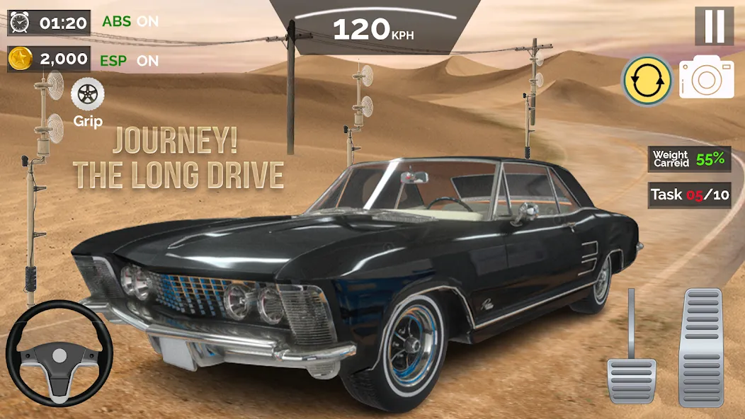 Long Road Trip Games Car Drive MOD APK — Много денег — скриншот 2 Long Road Trip Games Car Drive MOD APK — Много денег — скриншот 2