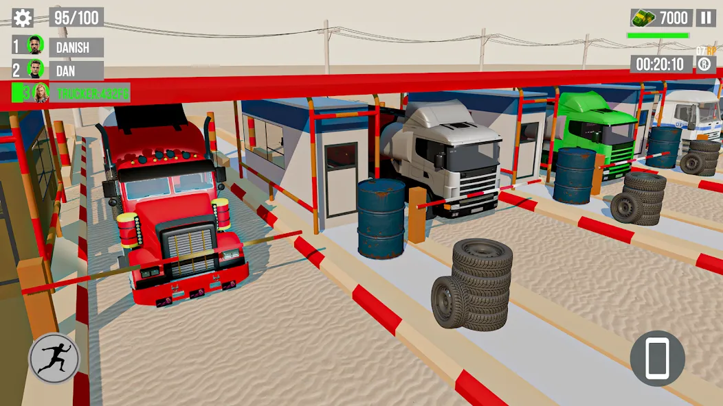 Euro Truck Gas Station Games — Взломанная версия (Много денег) — скриншот 4