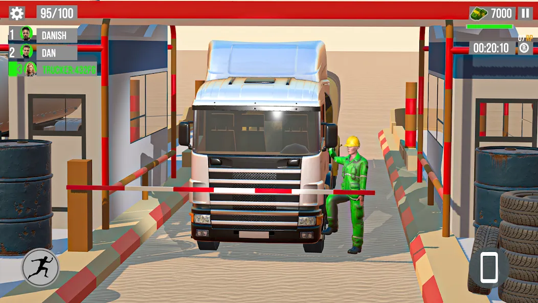 Euro Truck Gas Station Games — Взломанная версия (Много денег) — скриншот 5