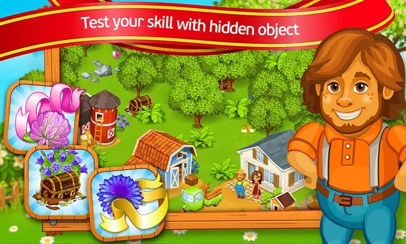 Farm Town: Cartoon Story (Мод Много денег и кристаллов) — скриншот 2