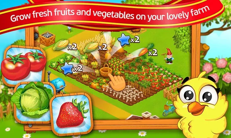 Farm Town: Cartoon Story (Мод Много денег и кристаллов) — скриншот 5
