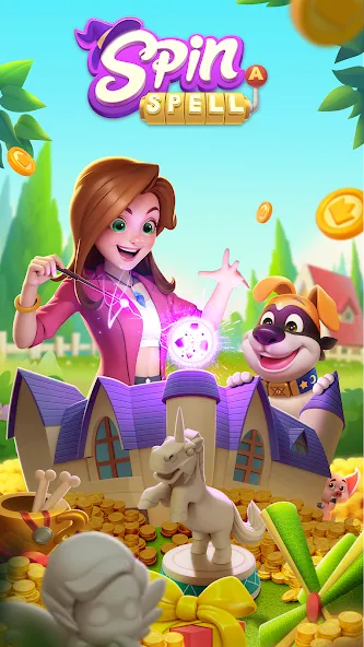 Скачать Spin A Spell - Master of Coin на Android — Много денег и бесконечная энергия — скриншот 1 Скачать Spin A Spell - Master of Coin на Android — Много денег и бесконечная энергия — скриншот 1