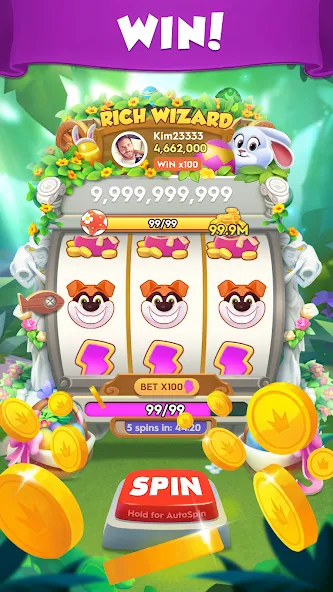 Скачать Spin A Spell - Master of Coin на Android — Много денег и бесконечная энергия — скриншот 4 Скачать Spin A Spell - Master of Coin на Android — Много денег и бесконечная энергия — скриншот 4