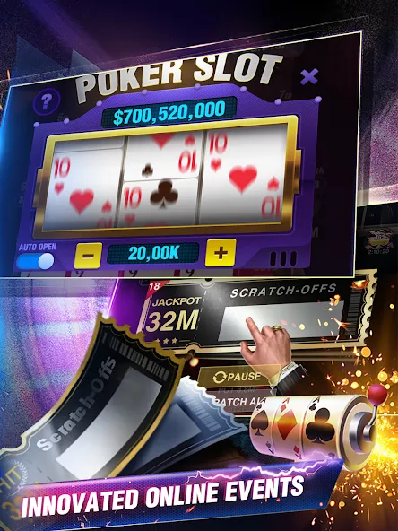 Взлом Holdem or Foldem - Texas Poker — Много денег — скриншот 5