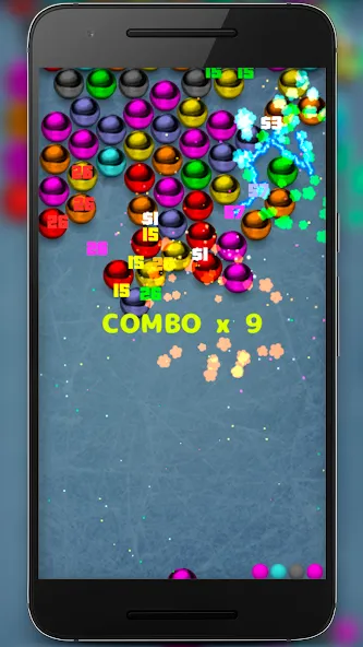 Взломанная Magnetic balls bubble shoot на Андроид — Много денег — скриншот 5