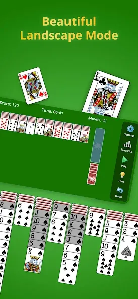 Spider Solitaire Classic — Отключена реклама — скриншот 2