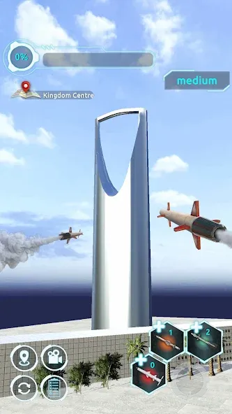 Скачать City Demolish: Rocket Smash! — Модификация Много денег — скриншот 4