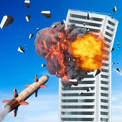 Скачать City Demolish: Rocket Smash! — Модификация Много денег