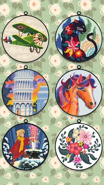 Cross Stitch Club (Мод Много денег и без рекламы) — скриншот 1 Cross Stitch Club (Мод Много денег и без рекламы) — скриншот 1