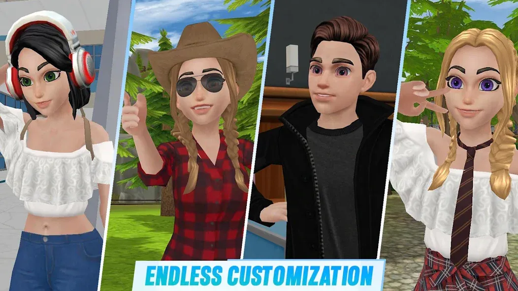 Virtual Sim Story: Home & Life MOD APK на Android — Много денег — скриншот 3