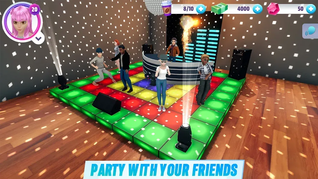 Virtual Sim Story: Home & Life MOD APK на Android — Много денег — скриншот 4
