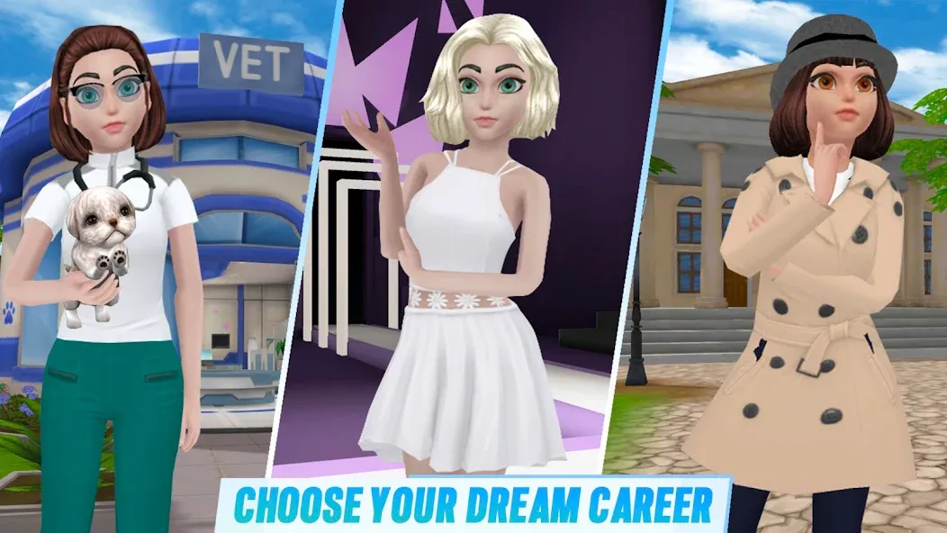 Virtual Sim Story: Home & Life MOD APK на Android — Много денег — скриншот 5