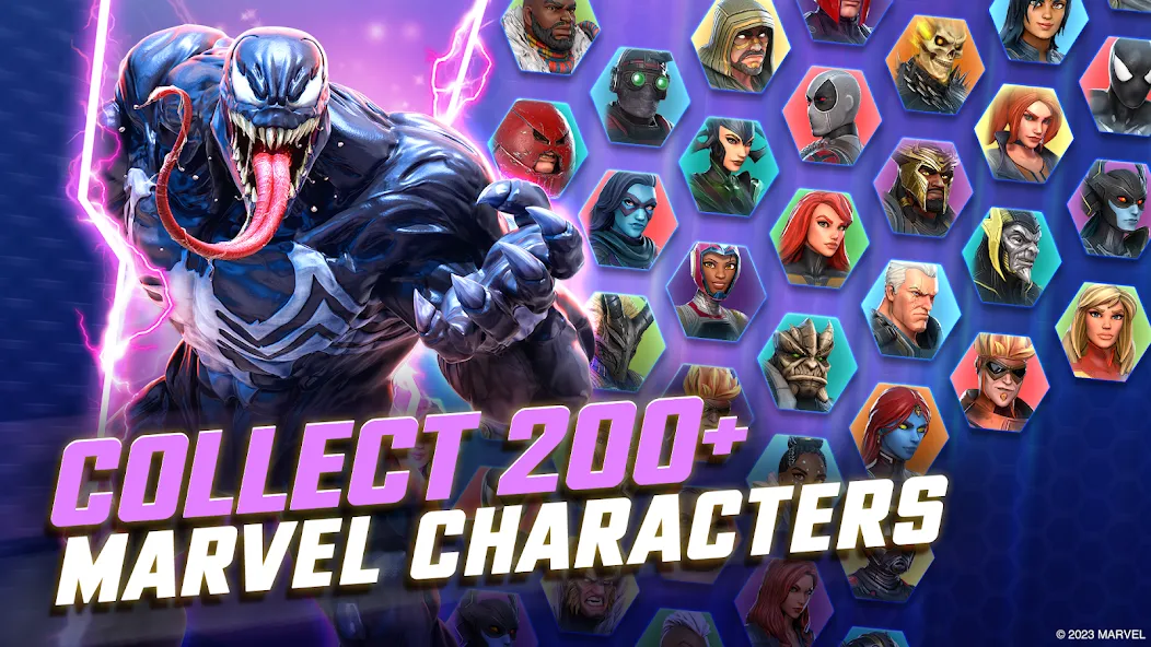 Скачать MARVEL Strike Force: Squad RPG с модом — Много энергии — скриншот 2