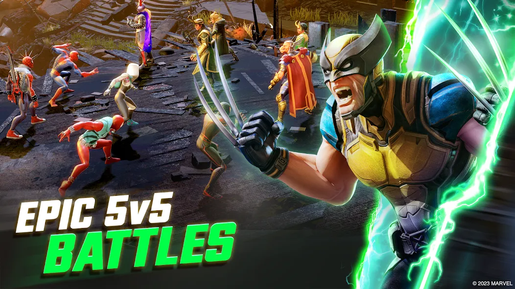 Скачать MARVEL Strike Force: Squad RPG с модом — Много энергии — скриншот 3