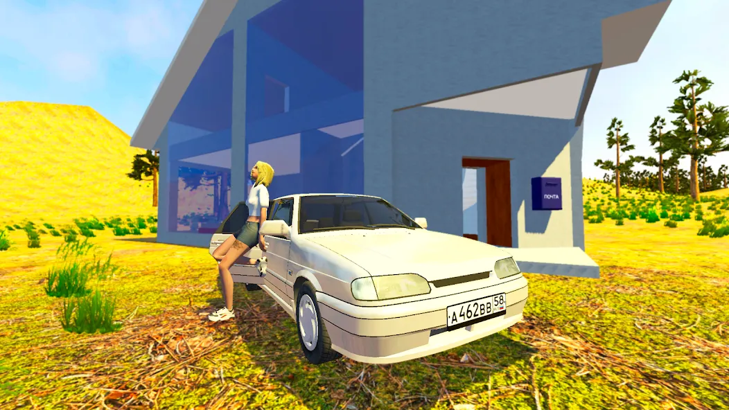Скачать взломанную VAZ Driving Simulator: LADA — Много денег и всё открыто — скриншот 1